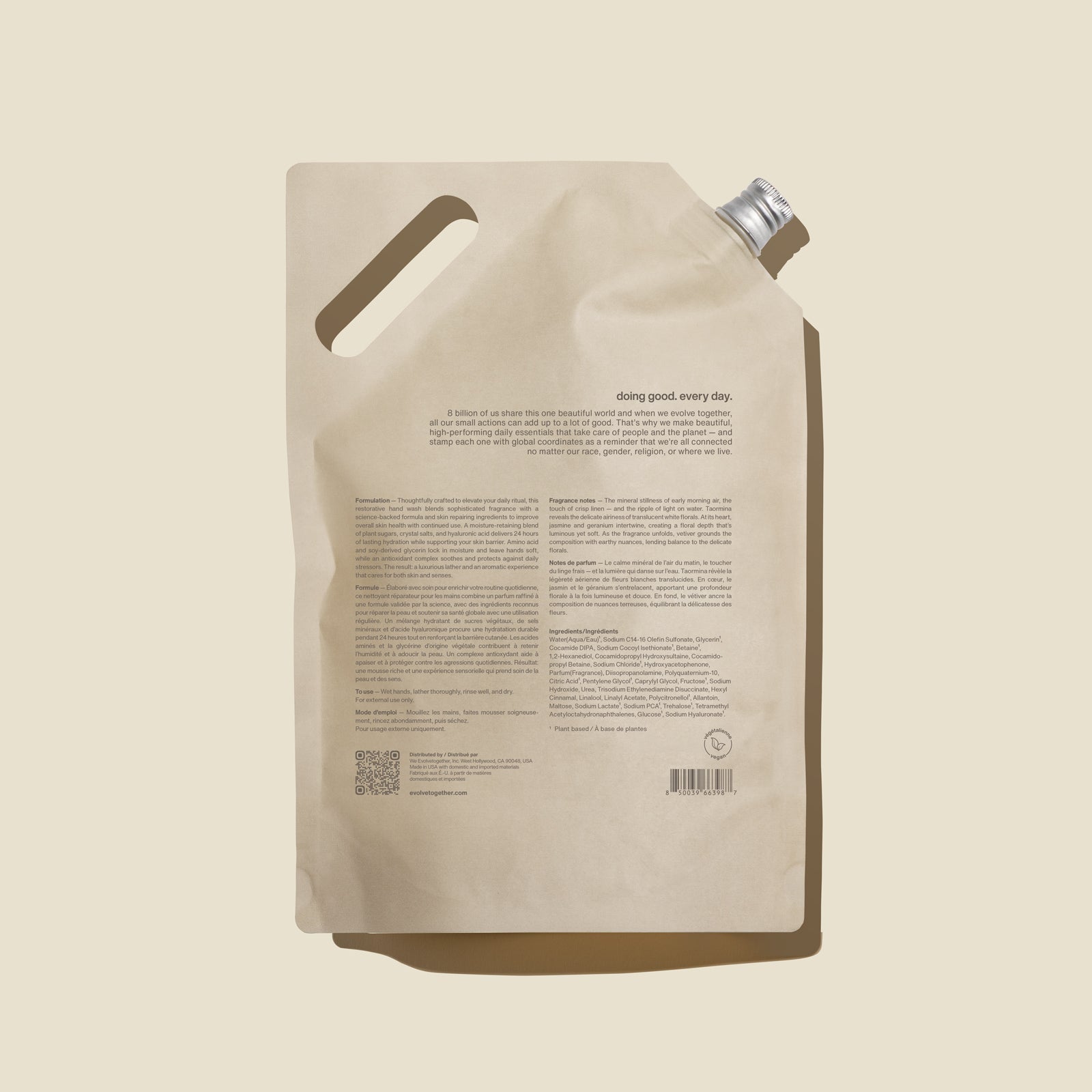 taormina - restorative hand wash refill