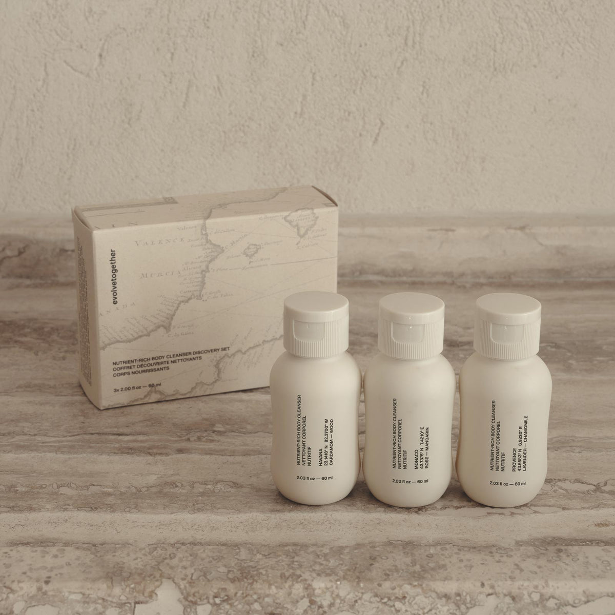body cleanser discovery set
