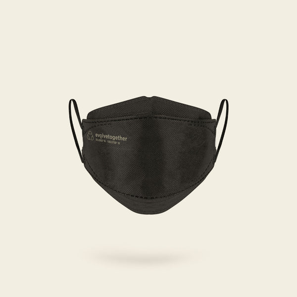 kauai - 10 black biodegradable KN95 masks